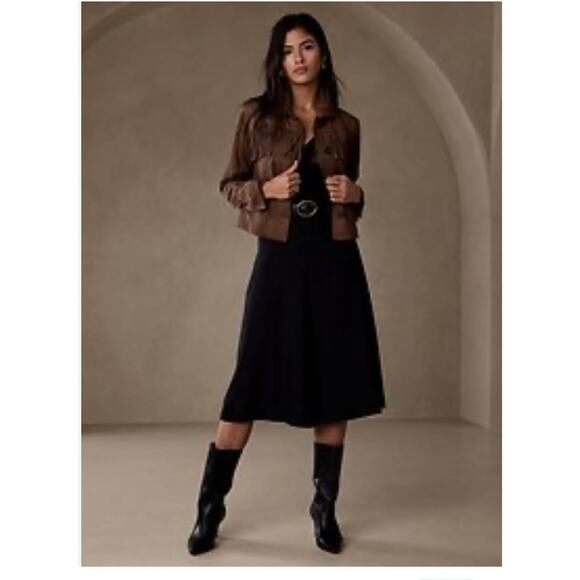 Sz L - NEW Banana Republic Knit Sweater Skirt - Picture 3 of 8